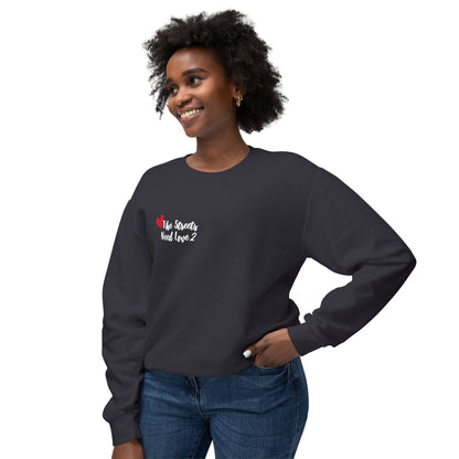 Woke Love Twisted Holidayz Unisex Lightweight Crewneck Sweatshirt - Perfect for Everyday Wear and Special Occasions