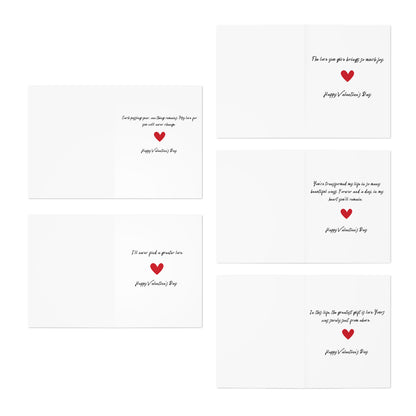 United in Love Multi-Design Twisted Holidayz VDAY Cards - 5-Pack with Heartfelt Messages