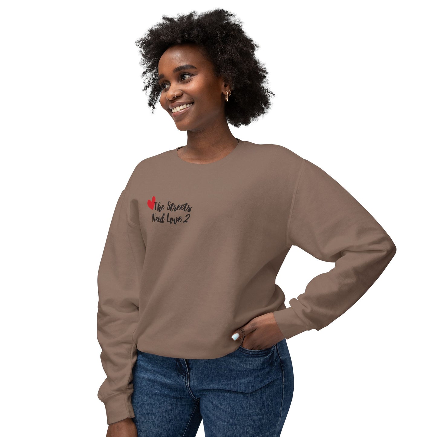 Woke Love Twisted Holidayz Unisex Lightweight Crewneck Sweatshirt - Perfect for Everyday Wear and Special Occasions